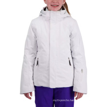 bulk sale pure white ski jacket for girl